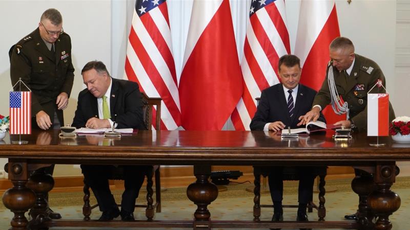 Pompeo menandatangani kesepakatan untuk menambah lebih banyak pasukan AS di Polandia