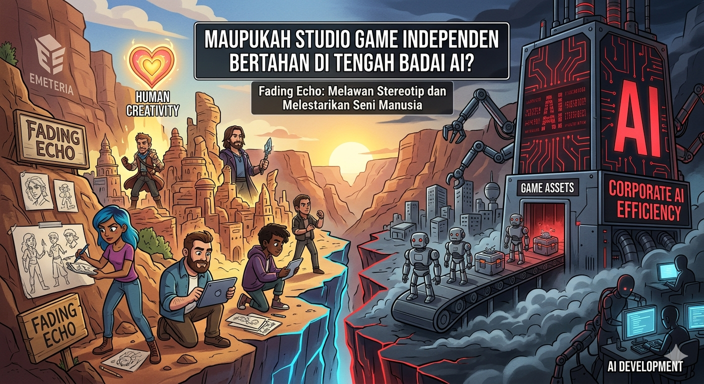 Masa Depan Fading Echo: Mampukah Studio Game Independen Bertahan di Tengah Badai AI?