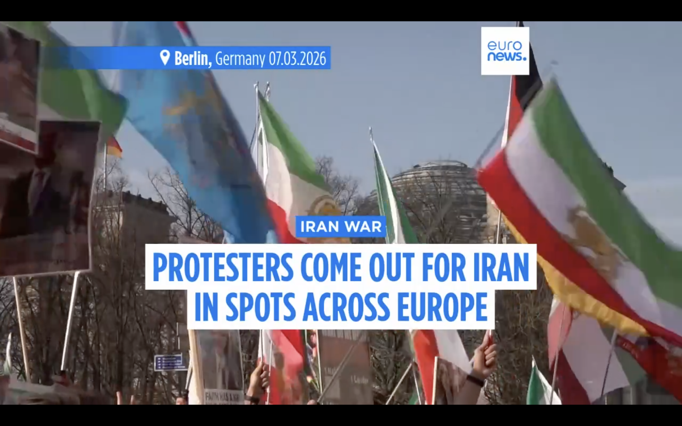 Protes di Eropa Memanas: Massa Pro-Monarki dan Pro-Demokrasi Bersatu Lawan Rezim Iran